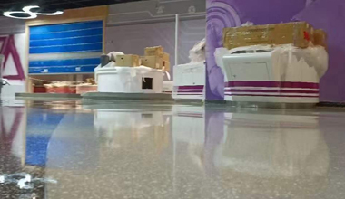 高端大氣、美觀時(shí)尚，秀珀磨石地坪打造江西省科技館新館